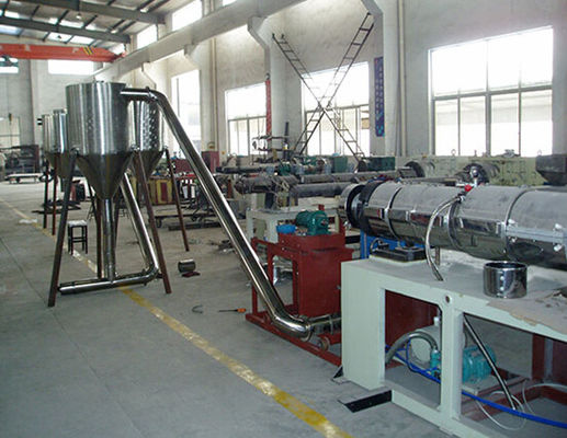 Máquina de granulación del tornillo del doble del PVC, línea caliente de la protuberancia de la granulación del corte